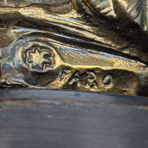 復古鍍金老鷹雕像木底座